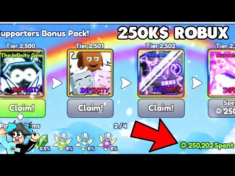 😱 I Spent 250,000$ on BGSI & 1 in 10 TRILLION INFINITY PET! (Anniversary Event)