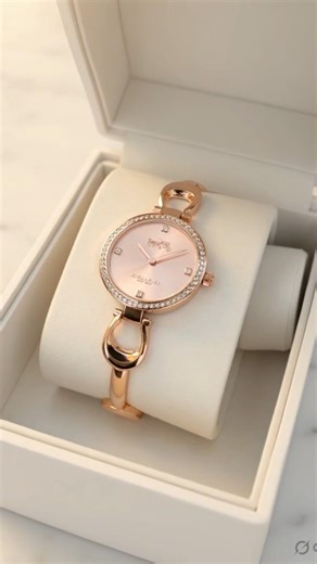 😍 Premium Rose Gold Women’s Analog Watch Unboxing + On Hand ✨ Luxury Look | Only ₹6250