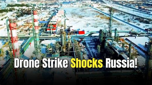 Massive fire erupts at Russia's Perm oil refinery after Ukrainian drone strike
