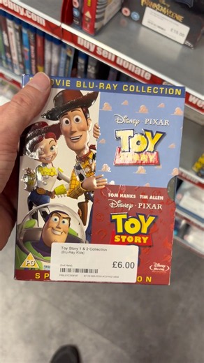 Toy Story 1 & 2 on Blu-ray for £6 in CEX! 🤠🚀 Gorgeous box set! #ToyStory #Pixar #BluRay #cex