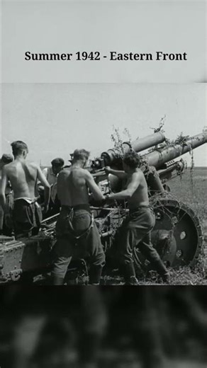 Operation Fall Blau, WW2 german artillery footage