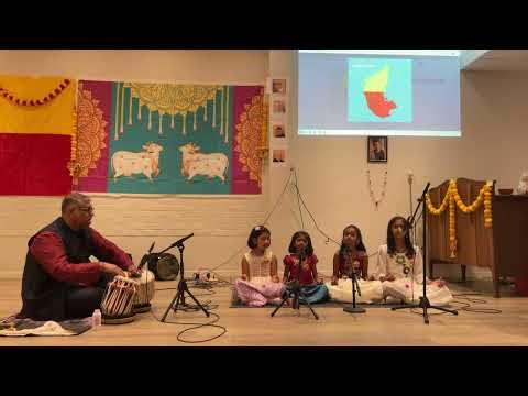 Kids Classical – Raag Bhoop & Durga | Kannada Rajyotsava in Sweden | Europe
