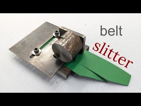Making a Belt Slitter and introducing a better Belt Gluing Guide