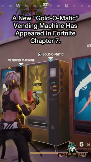 A New “Gold-O-Matic” Vending Machine Has Appeared In Fortnite Chapter 7.