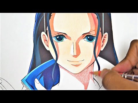 Drawing - Nico Robin Step by step (One Piece)