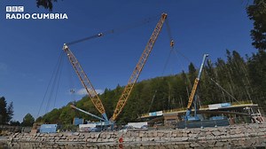17K views · 197 reactions | Who wouldn't want to watch one of the country's biggest cranes lift a bridge into place? This was Pooley Bridge earlier today  | BBC Cumbria | Facebook