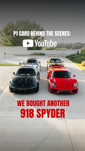 P1 CARS by Pepe Massot on Instagram: "Introducing our new mini-series, Behind the Scenes, where we open the doors of P1 Cars to show you what our days truly look like from the inside. An authentic insight into our passion for excellence, our obsession for details, and the journey that has led us to work with some of the most extraordinary cars in the world. In this first episode, you’ll see the arrival of a stunning Porsche #918 Spyder, an incredible Manthey GT3 RS in Paint to Sample, and the de