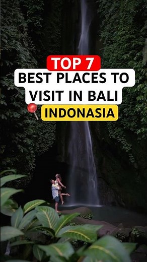 7 Best Places to Visit in Bali l Must visit places in INDONESIA l #bali #indonesia #ubud #beach