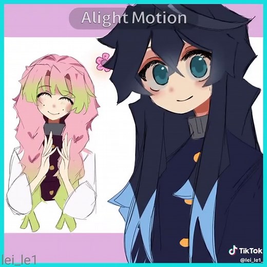 Muichiro and Mitsuri: A Demon Slayer Animation