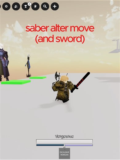 Saber Alter Moveset in Jujutsu Shenanigans