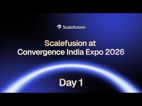 Scalefusion at Convergence India Expo 2026 | Day 1