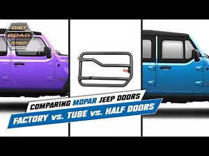 Comparing All Jeep Wrangler Mopar Doors