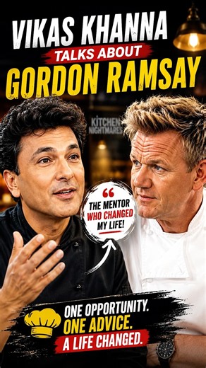 Vikas Khanna on Gordon Ramsay 😲 The Advice That Changed Everything! #vikaskhanna #gordonramsay
