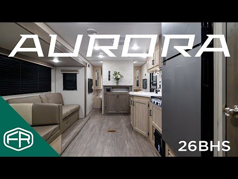 2026 Aurora 26BHS Travel Trailer Tour | Double Bunks, Queen Bed, Outdoor Kitchen