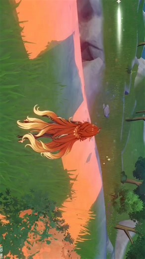 C0 Mavuika with wolf gravestone #genshinimpact #mavuika #hoyovers