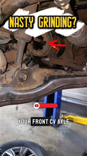 Loud Axle Grinding Noise? FIX IT! #car #mechanic #shorts