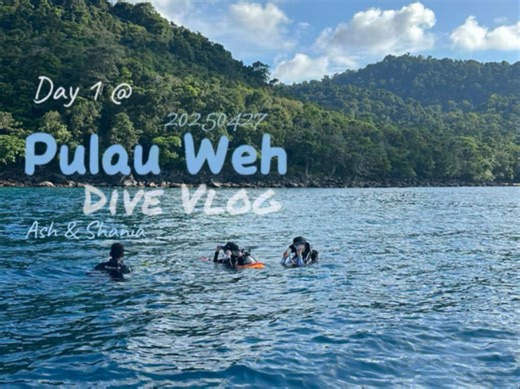 20250427 Day 1 @Pulau Weh 从班达亚齐到韦岛 check dive 水下美好