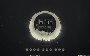 Windows10美化！RocketDock Rainmeter。