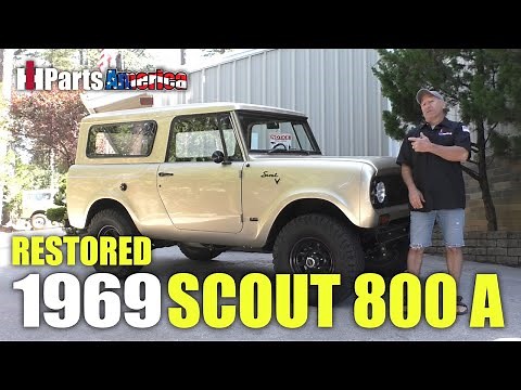 1969 Scout 800A Restoration from IH Parts America
