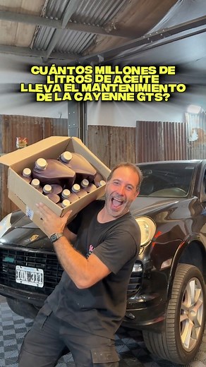 68K views · 654 reactions | QUE LOCURA QUE LLEVE TANTOSSSS LITROS!!!! 勞 Jajajja si, si queres enterarte cuantos litros lleva el service completo de la Cayenne GTS, quédate hasta el final que te cuento. Y recorda que puede ser tuya, siiii 100% tuya con los gastos de transferencia, logística hasta tu casa y 3 meses de seguro pago!!! NOS VOLVIMOS TOTALMENTE LOCOS!  Comenta este reel y te cuento cómo… | Alvaro Ortega | Facebook