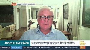 2.7K views · 27 reactions | 'People would think eating our dead friends was the worst part but the worst part was the avalanche.' Roberto Canessa talks about his phenomenal story of surviving in the Andes mountains for 72 days alongside his rugby teammates after their plane had crashed. | Good Morning Britain | Facebook