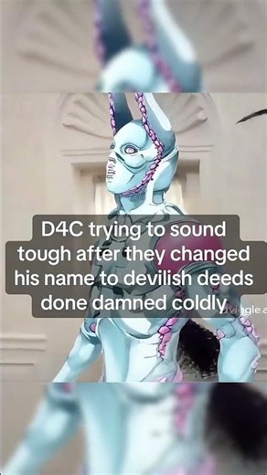 "Devilish Deeds Done Damned Coldly" is crazy 😭 #jojo #steelballrun #funnyvalentine