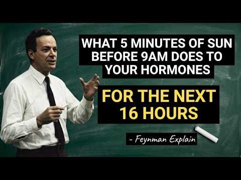 What 5 Minutes of Sun Before 9AM Does to YOUR Hormones for the Next 16 Hours