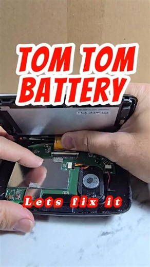 Tom Tom Sat nav Battery Replacement #shorts #satnav #batteryreplacement