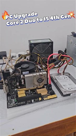 PC Upgrade | Core 2 Duo to I5 4th Gen 🖥️ #intel #i54440 #3rdgen