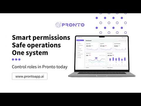 Smart Roles & Permissions in PRONTO AI Full Control, Zero Confusion #ProntoAI #Security