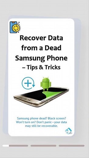 📱 Samsung Phone Won't Turn On? Recover Your Data!#samsungphones #datarecovery