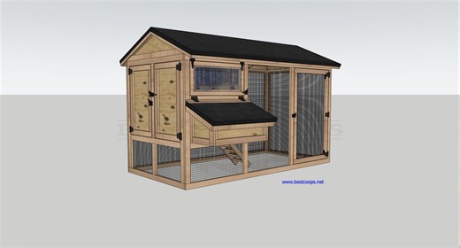 6x12 Chicken Coop & Run Plans - Etsy