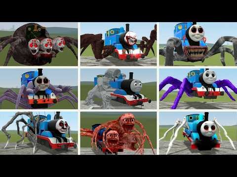 Building a Thomas Train Chased By Nightmare Thomas Train Army in Garry's Mod part 12