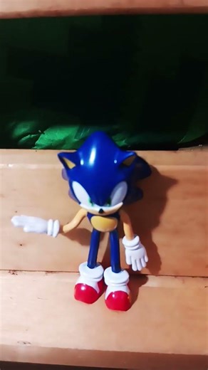 Sonic test stop motion animation( I decided to make this video for fun)