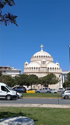 Beautiful church in Glyfada, Athens, Greece 🇬🇷 ♥️ #shorts #Athens #Greece #travel