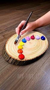 Painting LIGHT and DARK on WOOD 🎨 | MY ART