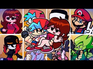 Stress But Every Turn a Different Character Sings 🎶 (FNF But Everyone Sing It)