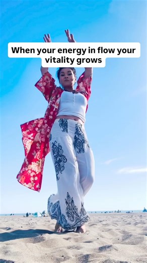 When your energy flows your vitality grows