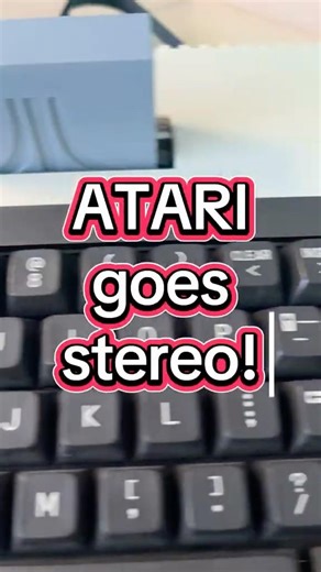 Atari goes STEREO! Acid_STEREO by Acid Maker and Lotharek. #atari #retro #fypシ #viral #atari800XL