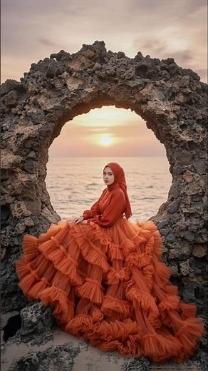Trend Foto Liburan di Pantai Aesthetic Vibes Cuma Pakai Gemini AI