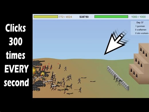 使用自动化点击器挑战经典游戏《Storm The House》 - Code Bullet