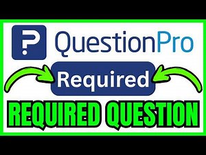 How To Make A QUESTION REQUIRED In QuestionPro (QUICK & EASY) 2026