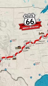 Route 66 full map ❤🏞️🚗 #Route66 #route #Arizona #monument #monumentvalley #ArizonaHistory #route66roadtrip #california | Route 66