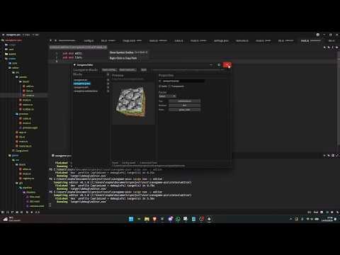 PS1-Style Minecraft Clone in Rust | Block Texture Editor