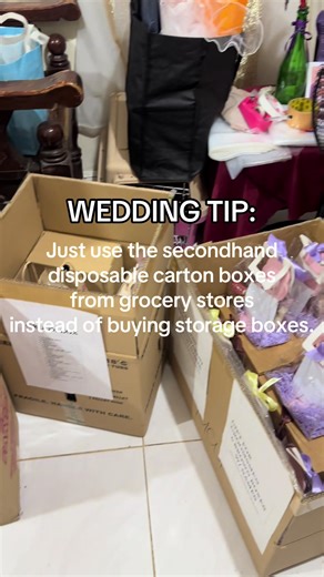 Mahal ng Storage Boxes: Wedding Tips sa Budget