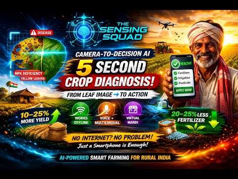 Camera-to-Decision AI | AI for Rural Agriculture | AI-Powered Crop Diagnosis App | ET Hackathon 2026