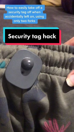 How to take a security tag off #lifehack #hacks #lifehacks #fyp #foryoupage #easyhack