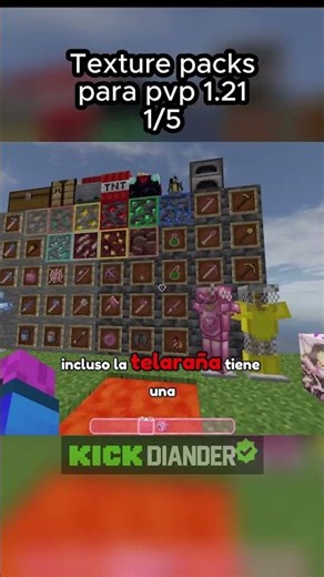 5 MEJORES TEXTURE PACKS de PVP #minecraftespañol #minecraft #texturepvp #minecraftjava