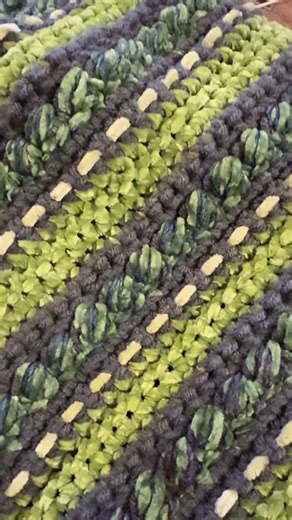 Green crochet color sample - working with textures and different colors. Green will always be my favorite 😊 #textures #crochet #vintageaesthetic