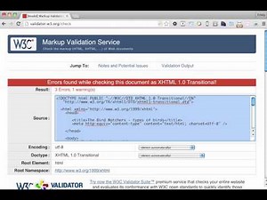 {Web-D 11} HTML validator